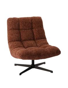 Fauteuil pivotant en tissu MONTCLAR 2
