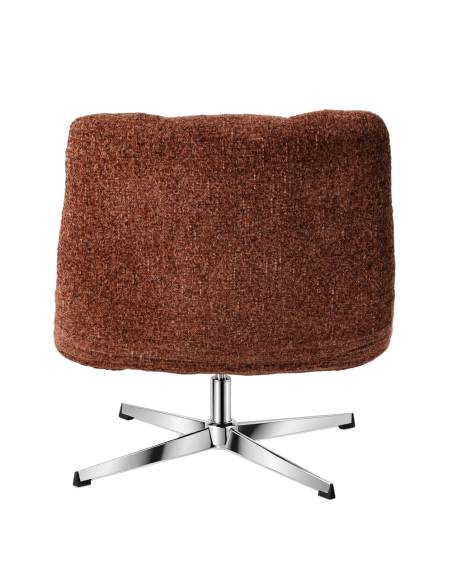 Fauteuil pivotant en tissu MONTCLAR
