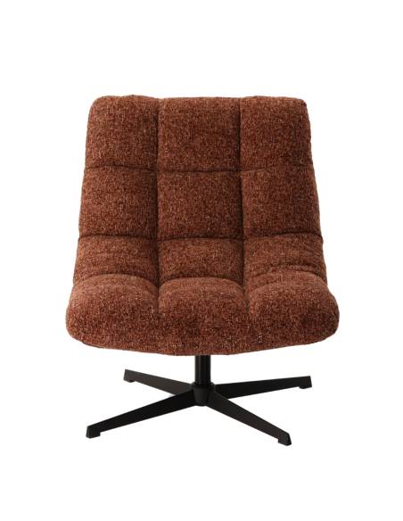 Fauteuil pivotant en tissu MONTCLAR