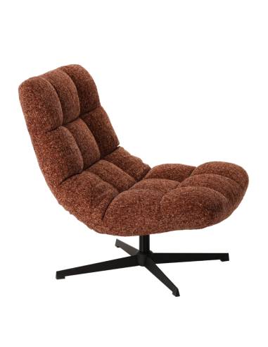 Fauteuil pivotant en tissu MONTCLAR