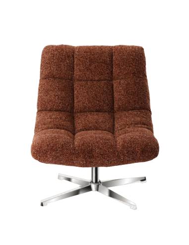 Fauteuil pivotant en tissu MONTCLAR