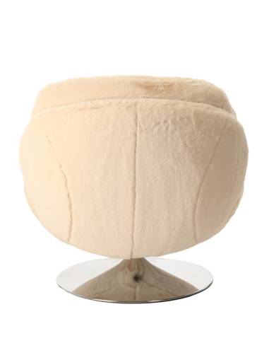 Fauteuil fausse fourrure MEMENTO