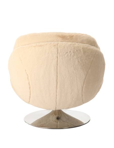 Fauteuil fausse fourrure MEMENTO