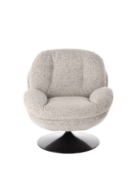 Fauteuil pivotant MEMENTO chiné | La Madeleine Déco