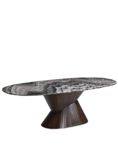 Table repas ovale marbre CASSANDRE