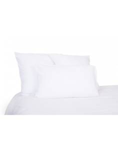 Drap plat en lin VITI Harmony - Haomy Blanc