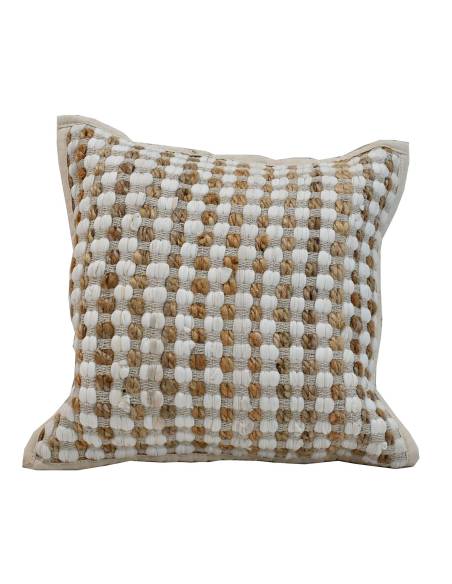 Coussin en jute QUADRADO beige
