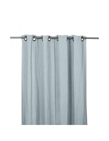 Rideaux lin PROPRIANO Harmony - Haomy Bleu stone