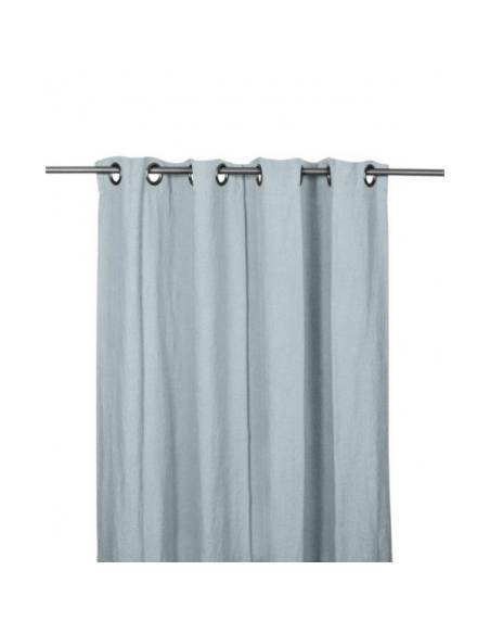 Rideaux lin PROPRIANO Harmony - Haomy Bleu stone