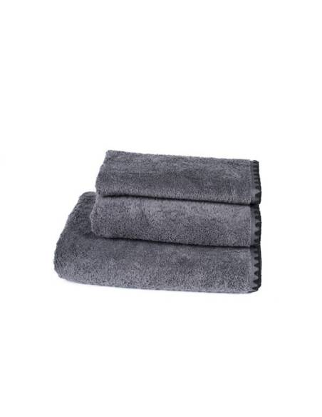 Serviette de bain éponge 70x130cm ISSEY Harmony - Haomy Granit