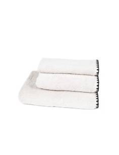 Drap de bain éponge 90x140cm ISSEY Harmony - Haomy Craie