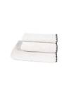Drap de bain éponge 90x140cm ISSEY Harmony - Haomy Craie
