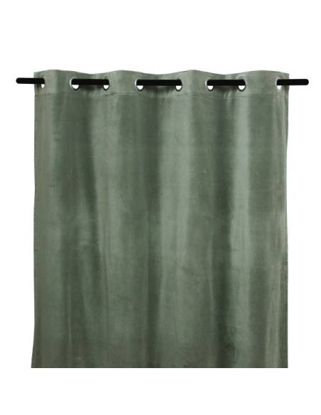 Rideaux velours DELHI Harmony - Haomy Kaki