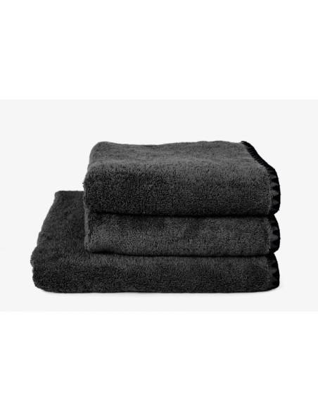 Serviette de toilette 50x100cm ISSEY Harmony - Haomy Noir