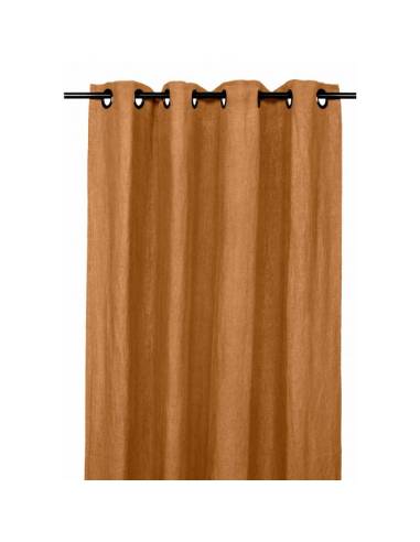 Rideaux lin PROPRIANO Harmony - Haomy Caramel
