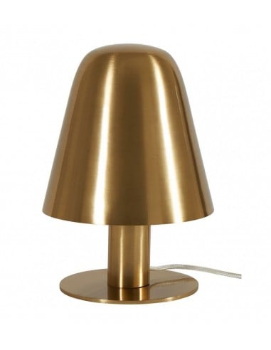 Lampe cloche dorée BRASS