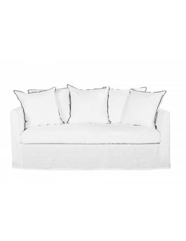 Canapé en lin SOHO Harmony - Haomy Blanc