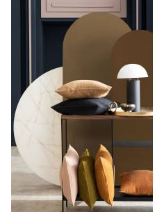Housse de coussin en lin PROPRIANO Harmony - Haomy Granit 2