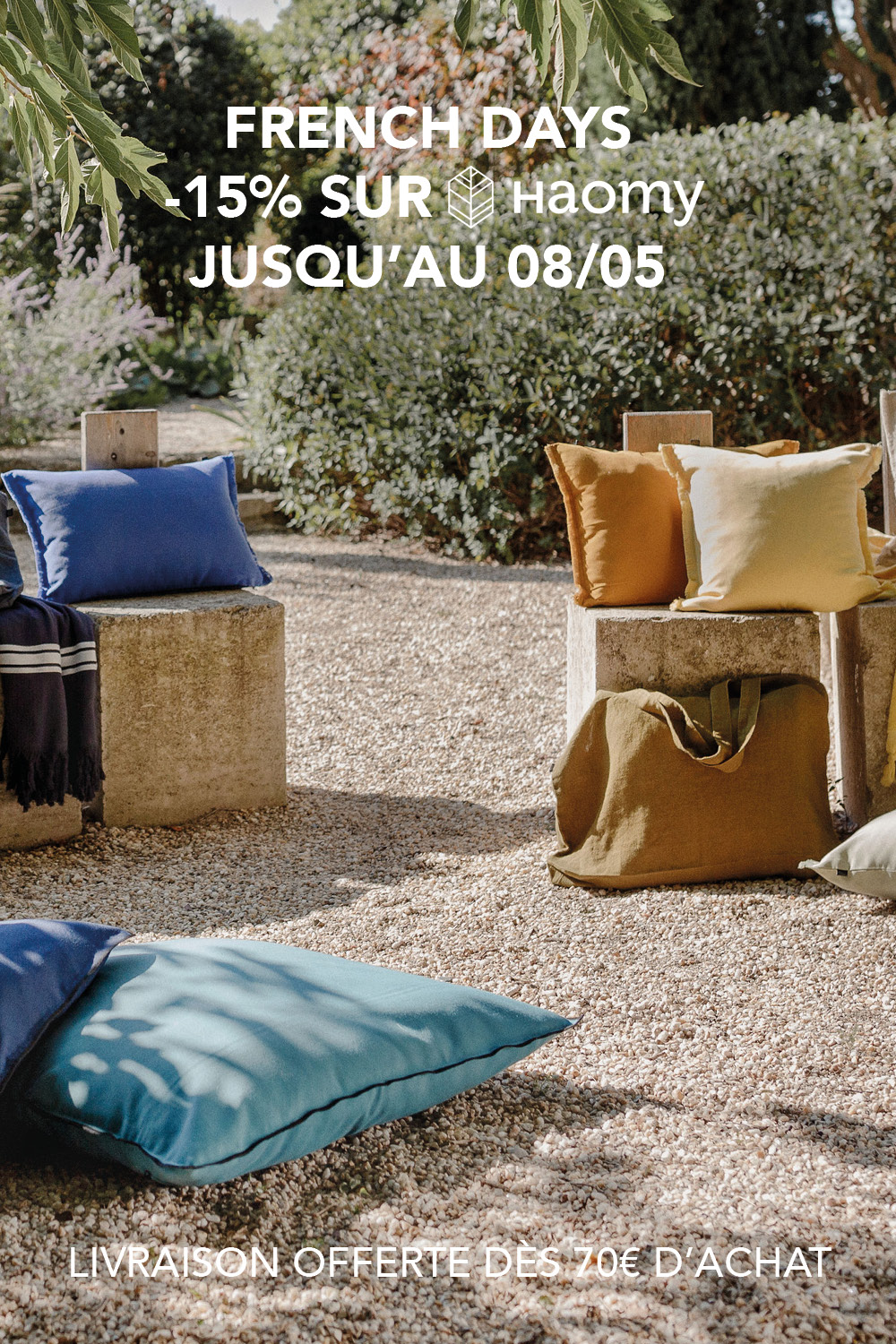 Livraison gratuite dès 70€ d'achats sur la marque Haomy