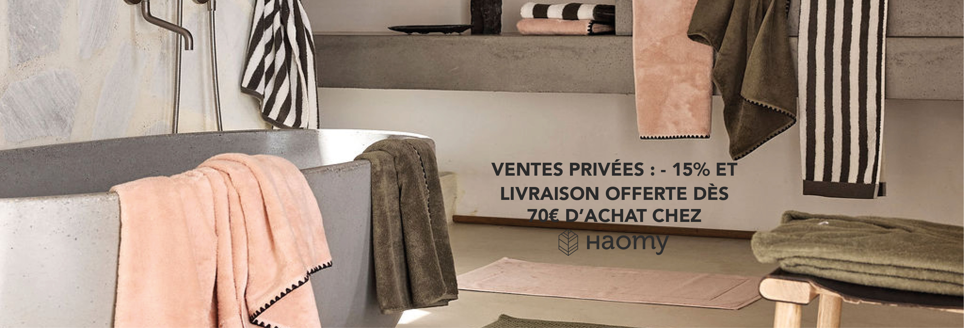 Livraison gratuite dès 70€ d'achats sur la marque Haomy